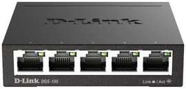 D-Link DGS-105 Hálózati switch 5 port 1 GBit/s