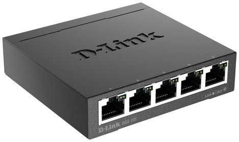 D-Link DGS-105 Hálózati switch 5 port 1 GBit/s 4. kép