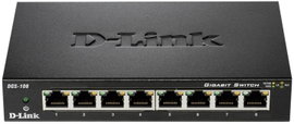 D-Link DGS-108 Hálózati switch 8 port 1 GBit/s
