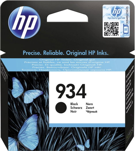 HP 934 Tinta Eredeti Fekete C2P19AE Tinta