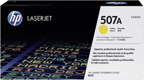 HP Toner 507A Eredeti Sárga 6000 oldal CE402A