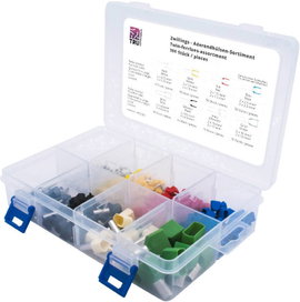 TRU COMPONENTS T1903C035 Érvéghüvely készlet Részlegesen szigetelt 300 rész