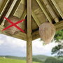 Ál darázsfészek Ø 200 x 280 mm 2 db Gardigo Wasp Nest Dummy 666612 10. bélyegkép
