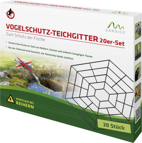 Madárriasztó, tó védő rács 20 db Gardigo Pond Protection Grid 6008420 10. kép