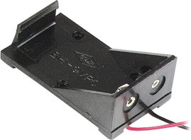 Velleman BH9V Elemtartó 1 9 V-os Kábeles (H x Sz x Ma) 55 x 31 x 20 mm