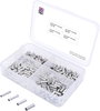 TRU COMPONENTS T1903C022 Érvéghüvely készlet 0.75 mm², 1 mm², 1.5 mm², 2.5 mm² Szigetelés nélkül Ezü bélyegkép
