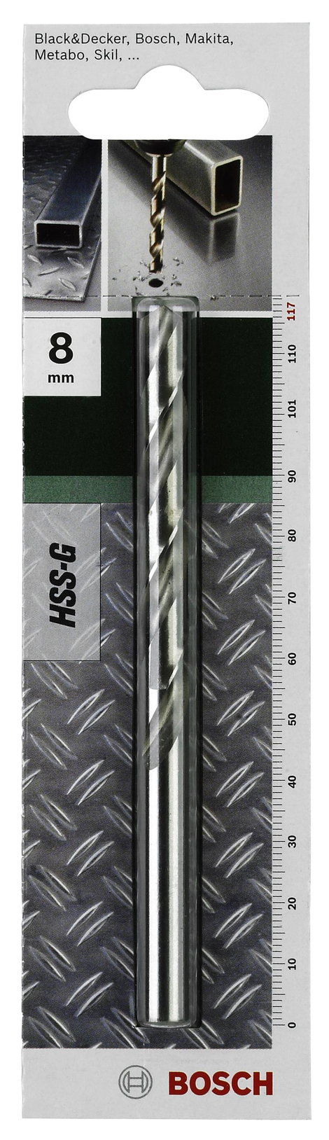 HSS Fém spirálfúró 2 mm Bosch Accessories 2609255036 Teljes hossz 49 mm Csiszolt DIN 338 Henger szár 2. kép