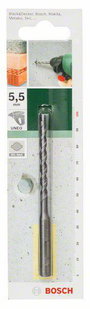 Keményfém Beton spirálfúró 5.5 mm Bosch Accessories 2609256902 SDS-Quick 1 db 2. bélyegkép