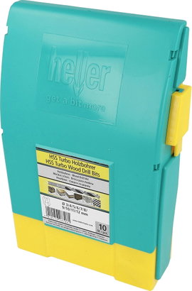 Heller 28708 1 Fa spirál fúró készlet 10 részes 3 mm, 4 mm, 5 mm, 6 mm, 7 mm, 8 mm, 9 mm, 10 mm, 11 