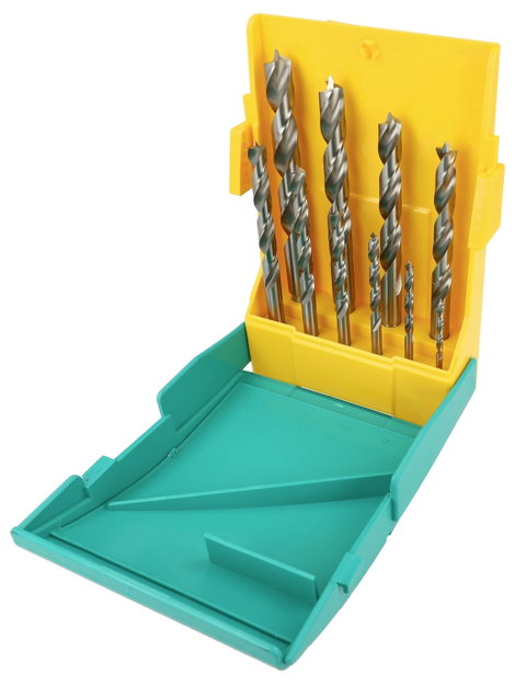 Heller 28708 1 Fa spirál fúró készlet 10 részes 3 mm, 4 mm, 5 mm, 6 mm, 7 mm, 8 mm, 9 mm, 10 mm, 11  2. kép