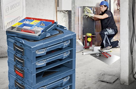 Szerszámos doboz Bosch Professional i-Boxx 72 1600A001RW ABS műanyag Kék 2. kép
