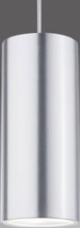 Nagyfeszültségű sínrendszer lámpa URail Fixen beépített LED-es 6 W LED Paulmann Barrel Króm (matt) 2. bélyegkép