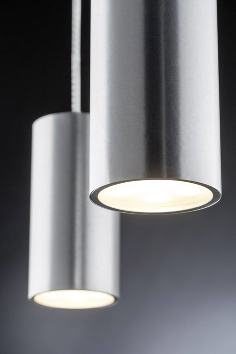 Nagyfeszültségű sínrendszer lámpa URail Fixen beépített LED-es 6 W LED Paulmann Barrel Króm (matt) 4. kép