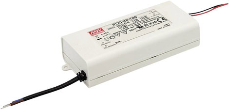 LED meghajtó Állandó áramú Mean Well PCD-40-500B 40 W 0.5 A 45 - 80 V/DC Dimmelhető