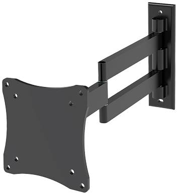Monitor fali tartó 25,4 cm (10) - 68,6 cm (27) Dönthető + forgatható NewStar FPMA-W830BLACK 2. kép