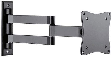 Monitor fali tartó 25,4 cm (10) - 68,6 cm (27) Dönthető + forgatható NewStar FPMA-W830BLACK 3. kép