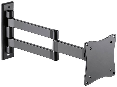 Monitor fali tartó 25,4 cm (10) - 68,6 cm (27) Dönthető + forgatható NewStar FPMA-W830BLACK 8. kép