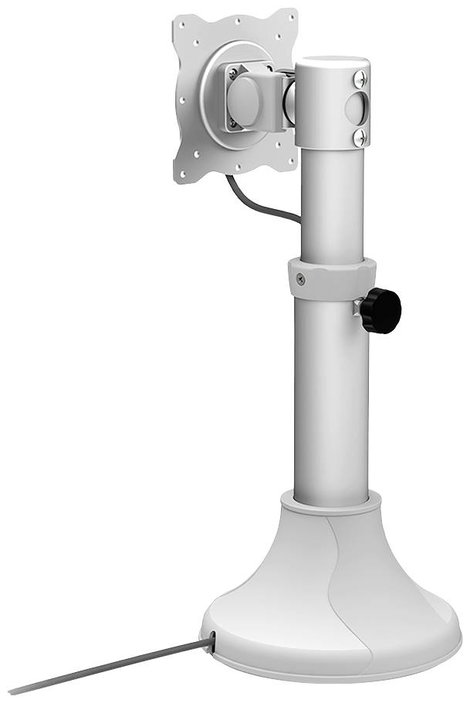 1 részes Monitor asztali tartó 25,4 cm (10) - 76,2 cm (30) Dönthető, Forgatható NewStar FPMA-D025SIL 3. kép