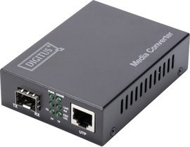 Hálózati média konverter 1 Gbit/s LAN, SFP, Digitus DN-82130