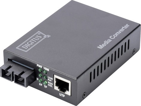 Digitus DN-82020-1 LAN, SC Simplex Hálózati médiakonverter 100 MBit/s