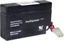 multipower MP0,8-12-AMP Ólomakku 12 V 0.8 Ah Ólom-vlies (AGM) (Sz x Ma x Mé) 96 x 62 x 25 mm AMP alj bélyegkép