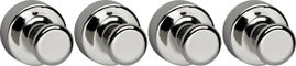 Maul (Ø x Ma) 20 mm x 24 mm Ezüst 4 db 6168896