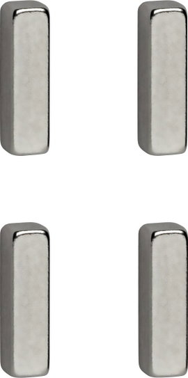 Maul (Sz x Ma x Mé) 15 x 4 x 4 mm Ezüst 4 db 6169096