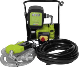 Elektronikus dízel- és fűtőolaj szivattyú 230 V Zipper 2400 l/óra Védőérintkezős dugóval, Számlálóva