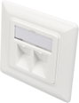 Digitus DN-93801-1 Keystone tartó 2-szeres Fehér bélyegkép