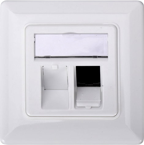 Digitus DN-93801-1 Keystone tartó 2-szeres Fehér 2. kép