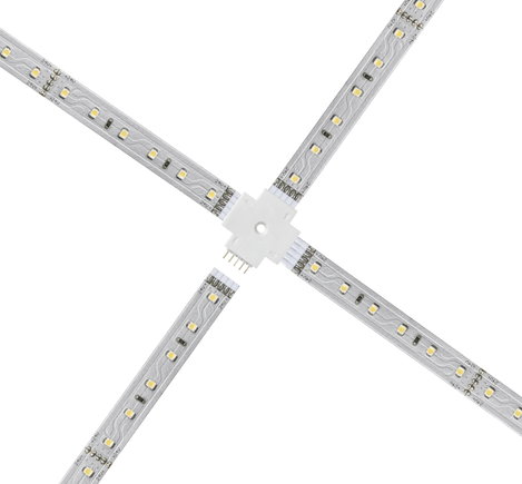 Paulmann 70617 PAULMANN X összekötő Műanyag (H x Sz x Ma) 3.2 x 2.8 x 0.6 cm 1 db 3. kép
