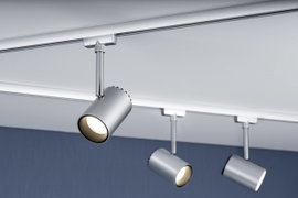 Nagyfeszültségű sínrendszer lámpa URail Fixen beépített LED-es 5 W LED Paulmann Shine Króm (matt)