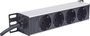 Intellinet 714020 10 coll Hálózati szekrény elosztó 2 db fém tartóval 10-os szekrényhez Alumínium, F bélyegkép