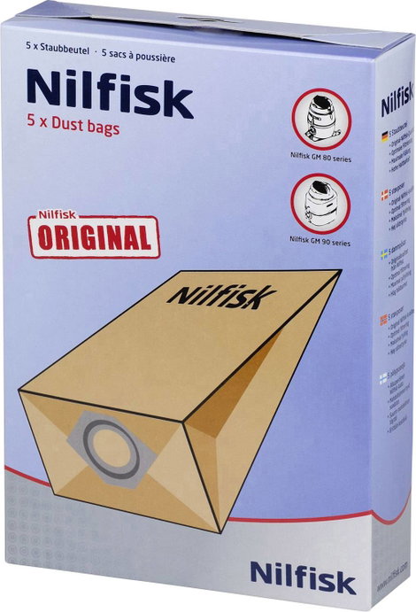 Porszívó zsák Nilfisk 5 db 2. kép