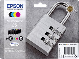 Epson Tinta kombicsomag T3586, 35 Eredeti Fekete, Cián, Bíbor, Sárga C13T35864010