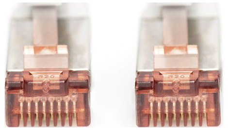 Digitus DK-1644-070 RJ45 Hálózati kábel, patchkábel CAT 6 S/FTP 7.00 m Szürke Halogénmentes, sodort 2. kép