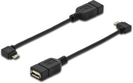 Digitus USB 2.0 Átalakító [1x USB 2.0 dugó, mikro B típus - 1x USB 2.0 alj, A típus] AK-300313-002-S