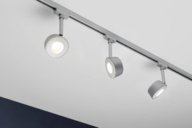 Nagyfeszültségű sínrendszer lámpa URail Fixen beépített LED-es 4 W LED Paulmann Pellet Fehér, Króm (