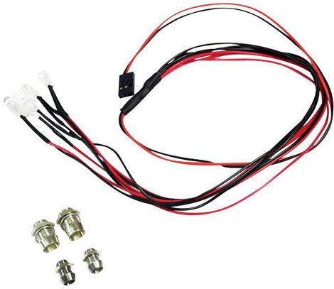 Absima LED világítás Fehér, Piros 4.8 - 6 V