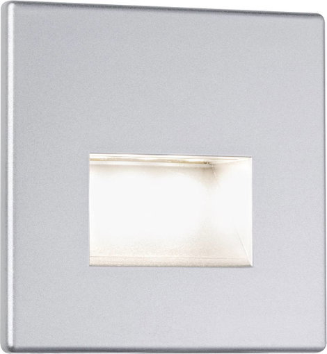 LED-es beépíthető fali lámpa 1,1 W, melegfehér, króm (matt), Paulmann Edge 99495 3. kép