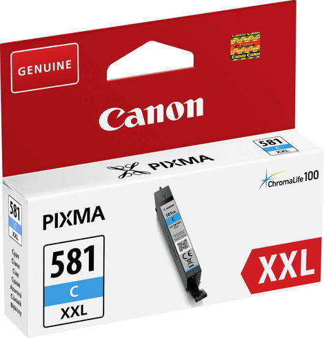 Canon Tinta CLI-581C XXL Eredeti Cián 1995C001 2. kép
