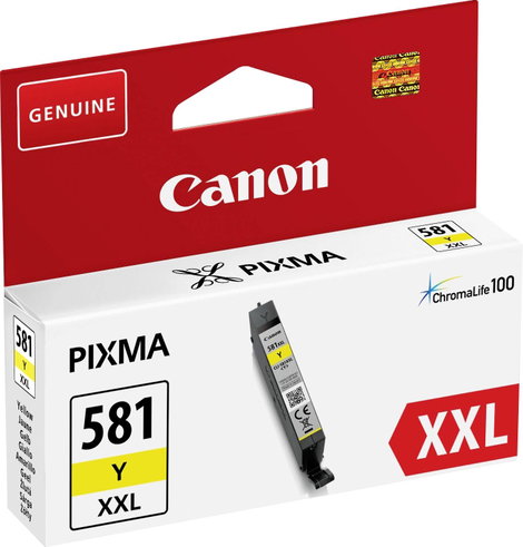 Canon Tinta CLI-581Y XXL Eredeti Sárga 1997C001 2. kép