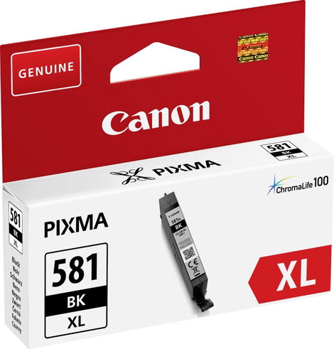 Canon Tinta CLI-581BK XL Eredeti Fénykép fekete 2052C001 3. kép