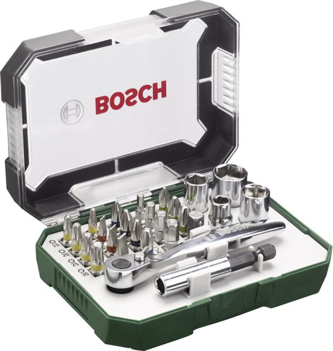 Bit készlet, 27 részes, Bosch Accessories Promoline 2607017392 2. kép