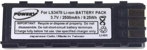 Beltrona Vonalkód olvasó akku 3.7 V 2500 mAh A következő márkákhoz alkalmas Zebra 3. kép