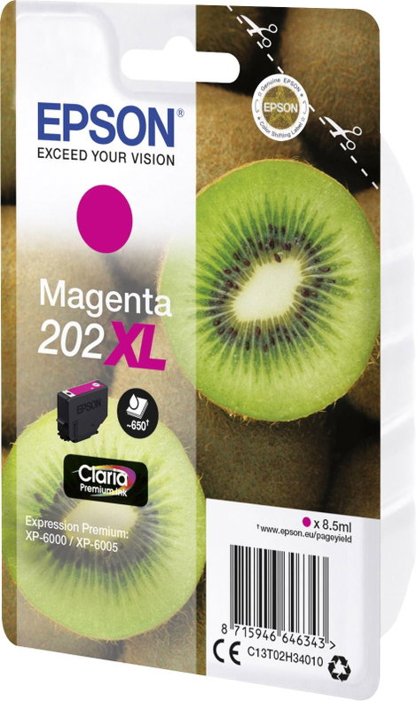 Epson Tinta T02H3, 202XL Eredeti Bíbor C13T02H34010 2. kép