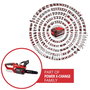 Akku Láncfűrész Akku nélkül Lítiumion Einhell Power X-Change GE-LC 18 Li - Solo Blade length 250 mm 2. bélyegkép