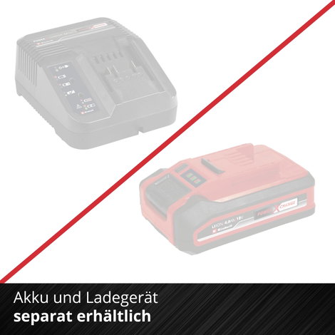 Akku Láncfűrész Akku nélkül Lítiumion Einhell Power X-Change GE-LC 18 Li - Solo Blade length 250 mm 3. kép