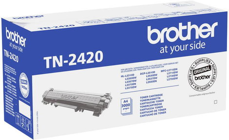 Toner Eredeti Brother TN-2420 Fekete Oldalkapacitás (max.) 3000 oldalak 2. kép