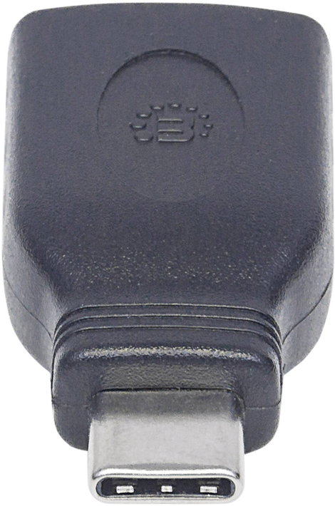 Manhattan USB 3.0 Átalakító [1x USB 3.1 dugó, C típus - 1x USB 3.1 alj, A típus] Adapter USB-C Steck 4. kép